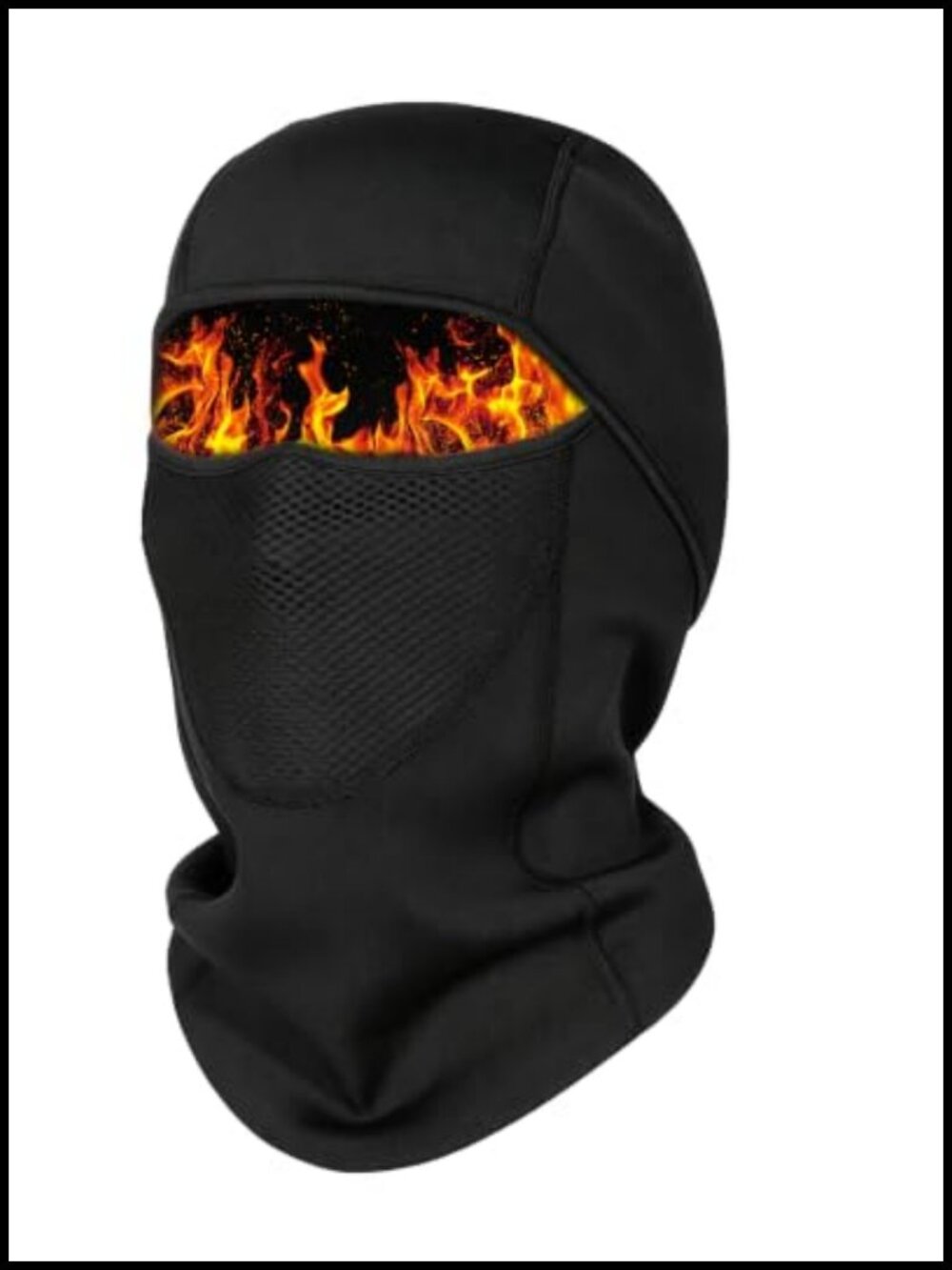 Fleece-Lined Balaclava Ski Mask Breathable Mesh Winter Face Mask